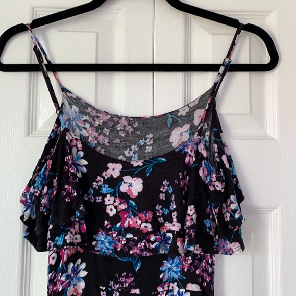 Floral Black Dress - Picture 3 of 4